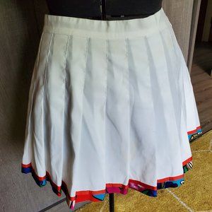 Vintage White Tennis Skirt Size S